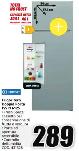 MediaWorld INDESIT Frigorifero Doppia Porta 155T1 612S offerta