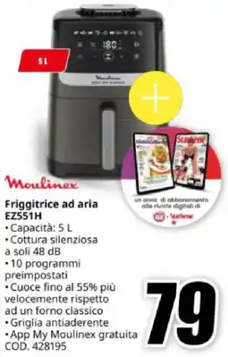 MediaWorld Moulinex Friggitrice ad aria EZ551H offerta