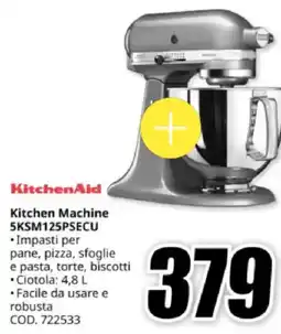 MediaWorld Kitchen Machine 5KSM125PSECU offerta