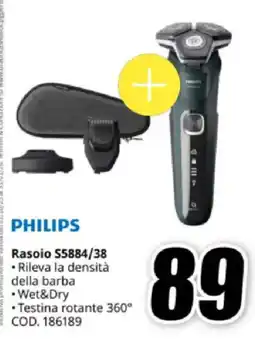 MediaWorld PHILIPS Rasoio S5884/38 offerta
