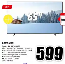 MediaWorld SAMSUNG Smart TV 65" 65Q6F offerta