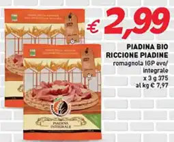 Coal Piadina bio riccione piadine x 3 offerta