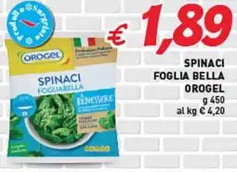 Spinaci foglia bella OROGEL
