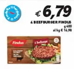 Coal 4 beef burger FINDUS offerta