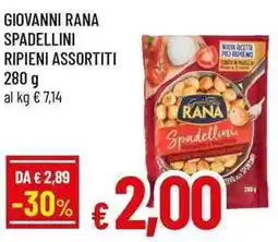 Famila Superstore Giovanni rana spadellini ripieni offerta
