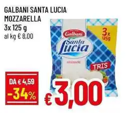 Famila Superstore Galbani santa lucia mozzarella offerta