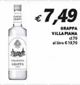 Coal GRAPPA VILLA PIANA offerta