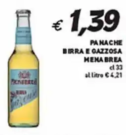 Coal Panache birra e gazzosa MENABREA offerta