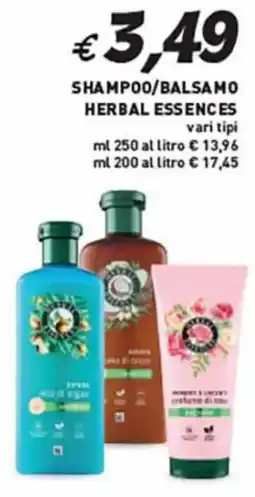 Coal Shampoo/balsamo HERBAL ESSENCES offerta