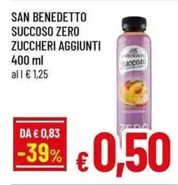 Famila Superstore San benedetto succoso zero zuccheri aggiunti offerta