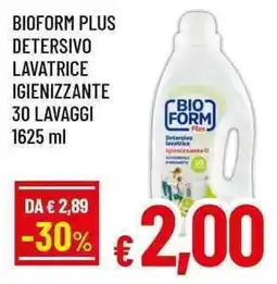 Famila Superstore Bioform plus detersivo lavatrice igienizzante offerta