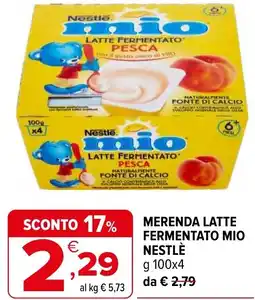 Iperal Merenda latte fermentato MIO NESTLÈ offerta