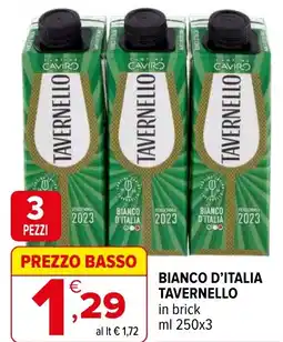Iperal Bianco d'italia TAVERNELLO in brick offerta