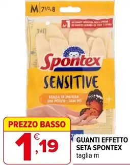 Iperal Guanti effetto seta SPONTEX taglia m offerta
