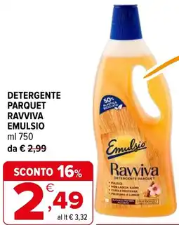 Iperal Detergente parquet parquet ravviva EMULSIO offerta