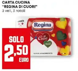 Pam Carta cucina "REGINA DI CUORI" offerta