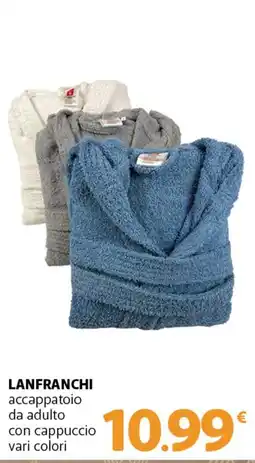Famila Superstore LANFRANCHI accappatoio da adulto con cappuccio offerta
