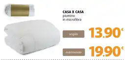 Famila Superstore CASA X CASA piumino in microfibra offerta