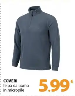 Famila Superstore COVERI felpa da uomo in micropile offerta