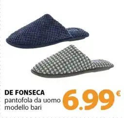 Famila Superstore DE FONSECA pantofola da uomo modello bari offerta