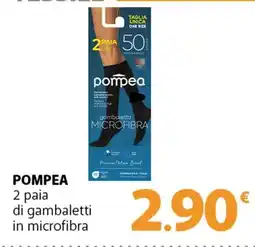 Famila Superstore POMPEA 2 paia di gambaletti in microfibra offerta