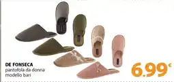 Famila Superstore DE FONSECA pantofola da donna modello bari offerta