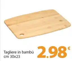 Famila Superstore Tagliere in bambù cm 30x23 offerta