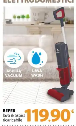 Famila Superstore BEPER lava & aspira ricaricabile offerta