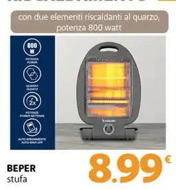 Famila Superstore BEPER stufa offerta