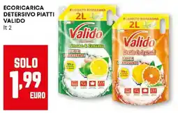 Pam Ecoricarica detersivo piatti VALIDO offerta