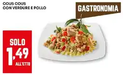 Pam Cous cous con verdure e pollo offerta