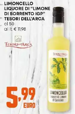 Pam Limoncello liquore di "limone di sorrento igp" TESORI DELL'ARCA offerta