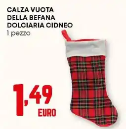 Pam Calza vuota della befana dolciaria cidneo offerta