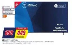 Trony LG SMART TV 65UA74006 offerta