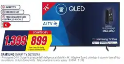 Trony SAMSUNG SMART TV QE75Q7FA offerta