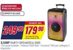Trony XJUMP PARTY SPEAKER XJ 5000 offerta