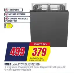 Trony SMEG LAVASTOVIGLIE STL262D offerta
