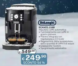 Al Pentolone DeLonghi ECAM21.118B offerta