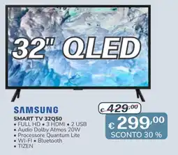 Al Pentolone SAMSUNG SMART TV 32Q50 offerta