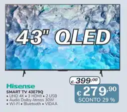 Al Pentolone Hisense SMART TV 43E79Q offerta