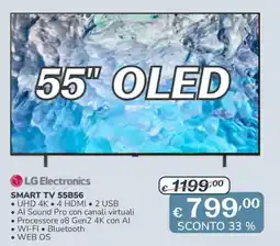 Al Pentolone LG Electronics SMART TV 55B56 offerta