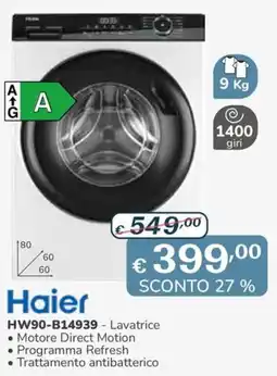 Al Pentolone Haier HW90-B14939 - Lavatrice offerta