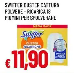 A&O Swiffer duster cattura polvere - ricarica 18 piumini per spolverare offerta