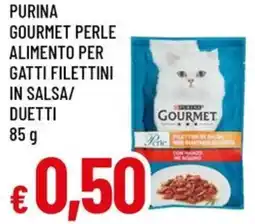 A&O Purina gourmet perle alimento per gatti filettini in salsa/ duetti offerta