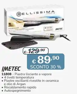 Al Pentolone IMETEC 11808 - Piastra lisciante a vapore offerta
