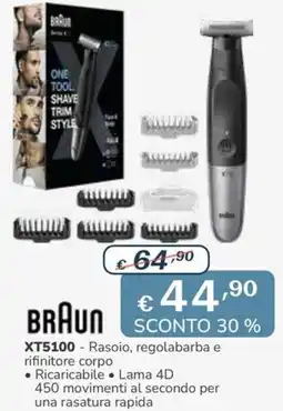 Al Pentolone BRAUN XT5100 - Rasoio, regolabarba e rifinitore corpo offerta