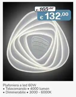 Al Pentolone Plafoniera a led 60W offerta