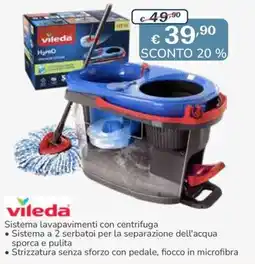 Al Pentolone vileda Sistema lavapavimenti con centrifuga offerta