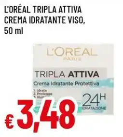 A&O L'oréal tripla attiva crema idratante viso offerta