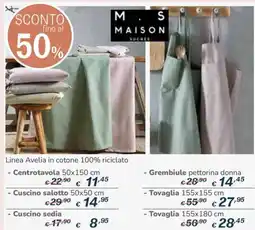 Al Pentolone Linea Avelia in cotone 100% riciclato offerta